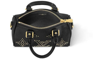 LOUIS VUITTON Nano Speedy  Black.