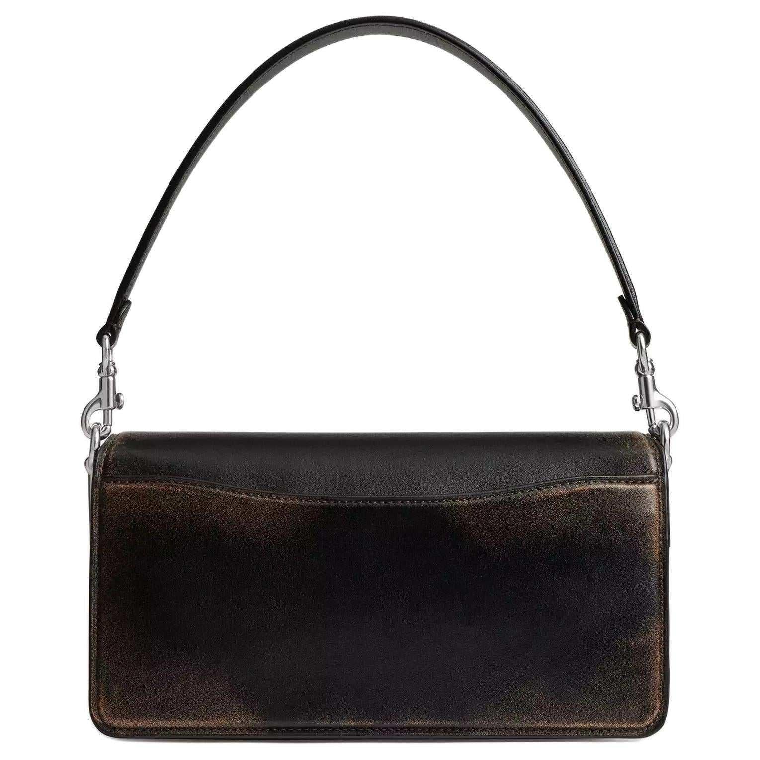 Coach Tabby 26 Shoulder Bag👜✨| حقيبة كوتش تابي 26 جلد بني معتق.