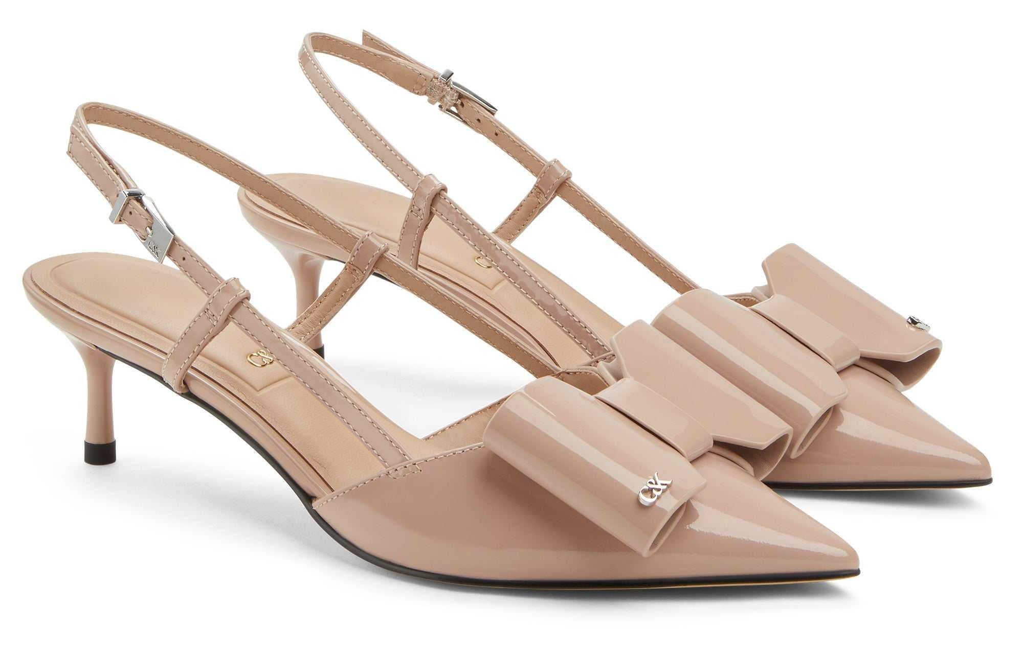 Charles & Keith High Heel | 🎀 حذاء الفيونكة الأنيق بكعب مريح (5.2 سم) ✨.