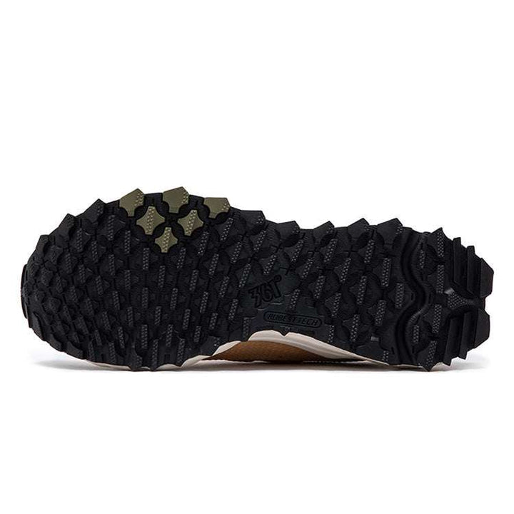 نعل خارجي مقاوم للانزلاق لحذاء 361 fleece بنية وخضراء مريح ومتين