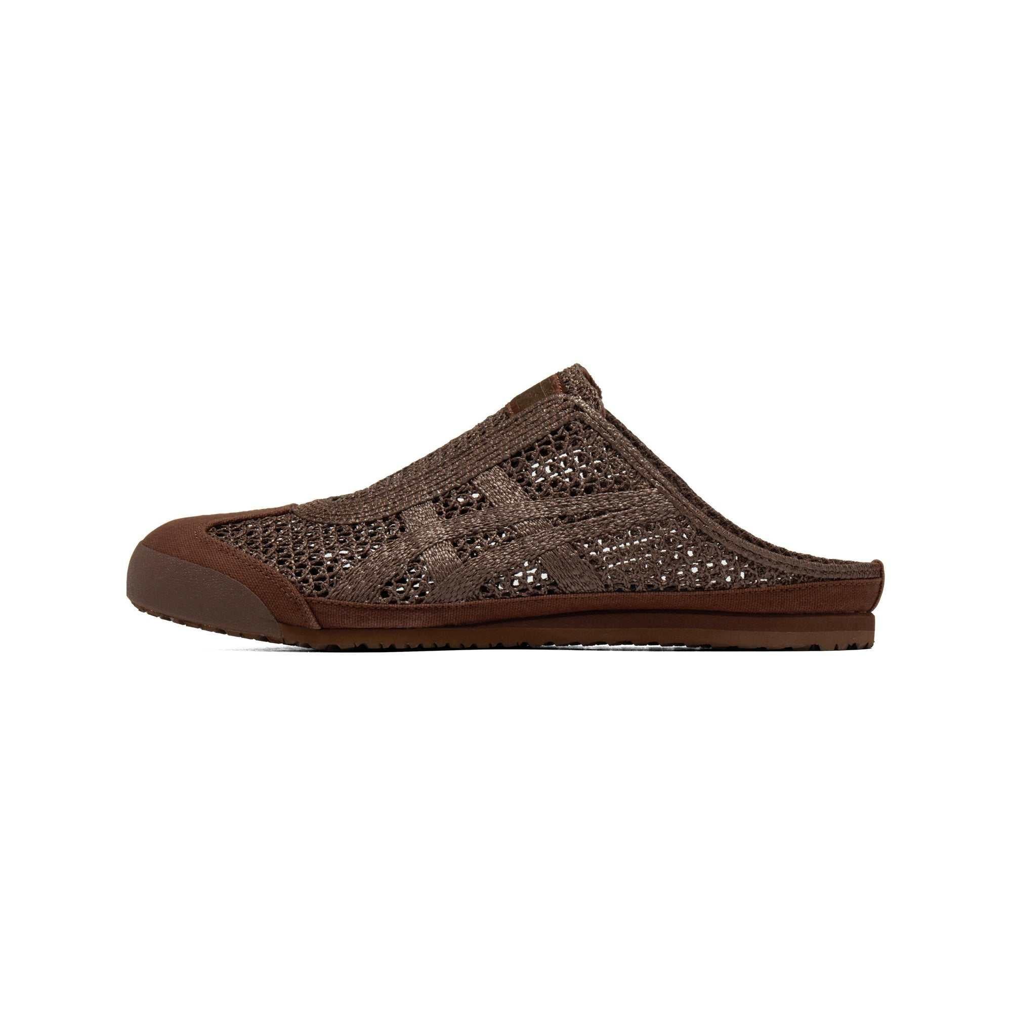 Onitsuka Tiger MEXICO 66 SABOT Slippers Dark Brown.