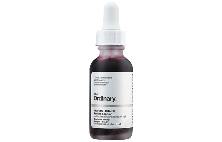 سيروم أحماض بشعار The Ordinary، صورة أمامية لعبوة واحدة على خلفية بيضاء