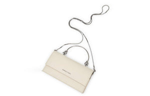 حقيبة Charles & Keith بمقبض علوي معدني وتصميم Crossbody.