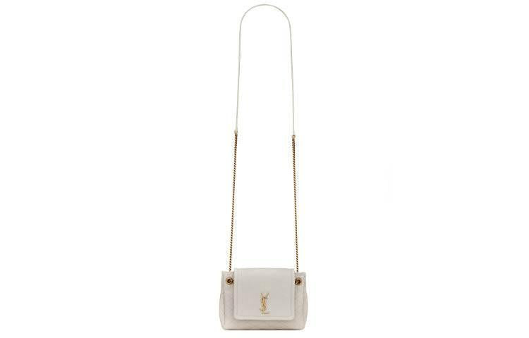 SAINT LAURENT YSL nolita Crossbody Shoulder Bag Mini White.