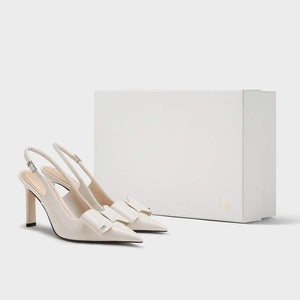 Charles & Keith High Heel | 🎀 حذاء الفيونكة الأنيق بكعب 10سم ✨.