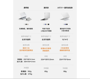 حامل حاسوب محمول MOFT مخفي للتهوية والتبريد متوافق مع MacBook Pro - رفعة