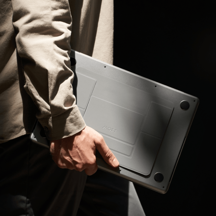 حامل حاسوب محمول MOFT مخفي للتهوية والتبريد متوافق مع MacBook Pro - رفعة