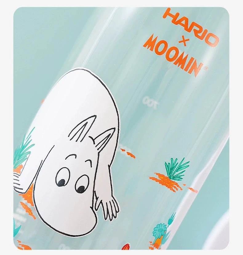 HARIO Moomin Co-branded Hand Crank Grinder Gift Box V60 Filter Cup.