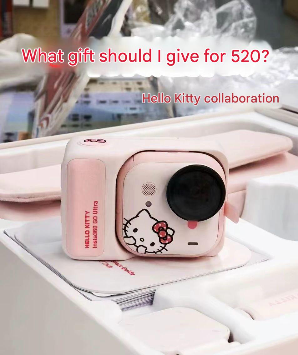Hello Kitty Insta360 GO Ultra | Limited Edition Pink Action Camera