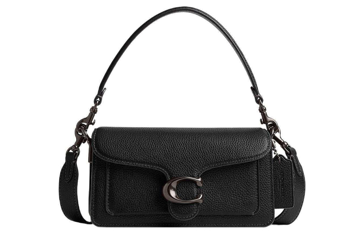 COACH Tabby bag 20 Small Black |👜 حقيبة كوتش تابي 20 الجلدية السوداء.