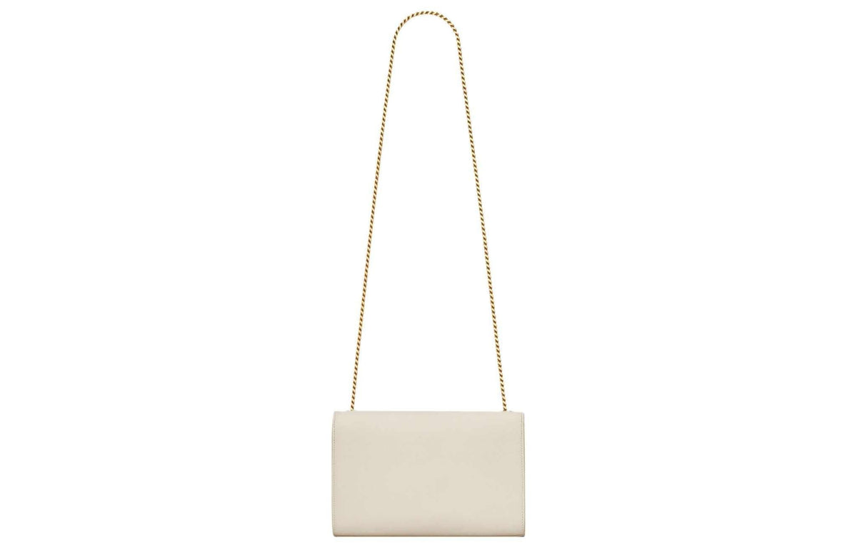 SAINT LAURENT YSL Kate  Medium White.