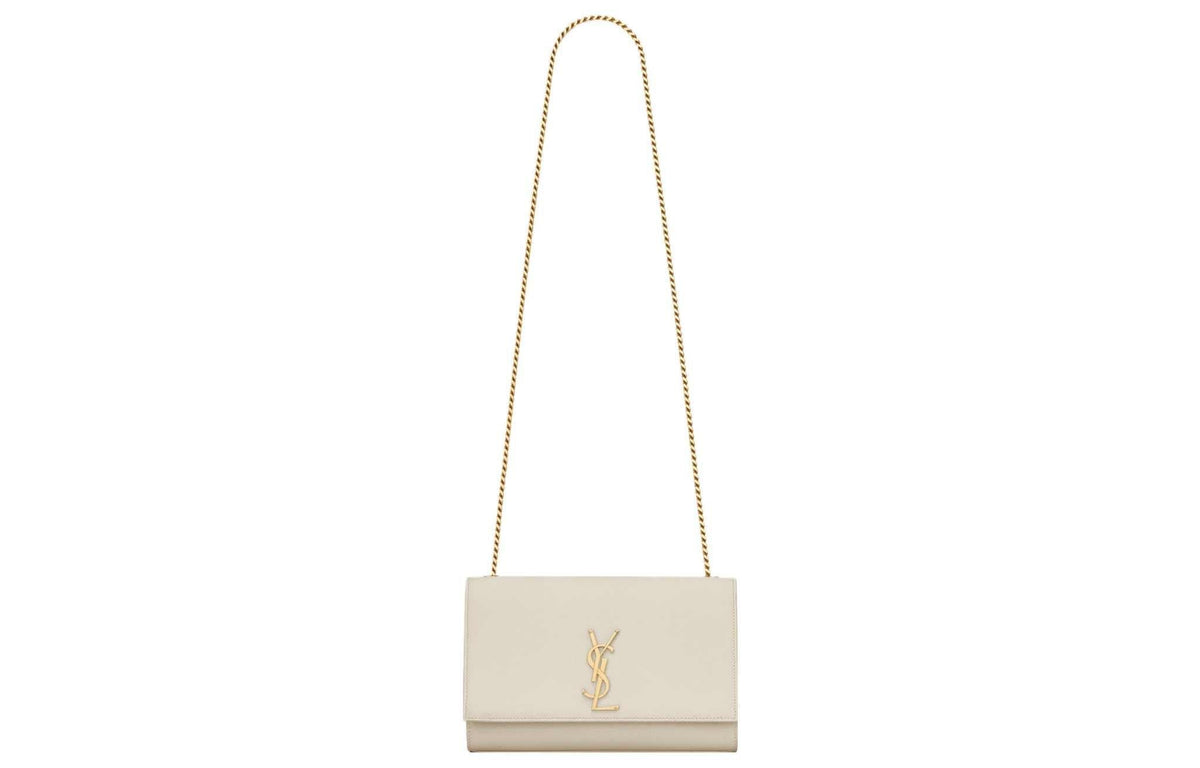 SAINT LAURENT YSL Kate  Medium White.