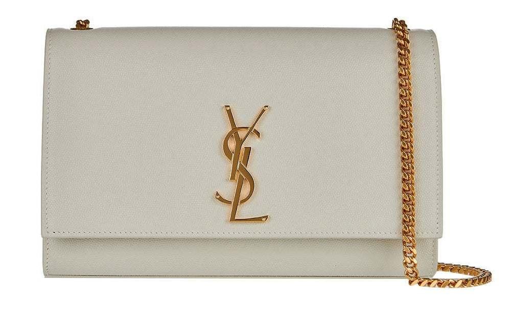 SAINT LAURENT YSL Kate  Medium White.