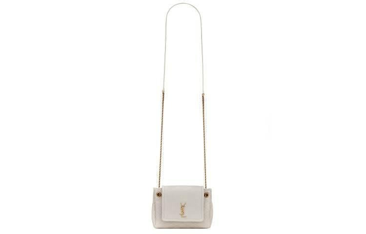 SAINT LAURENT YSL nolita Crossbody Shoulder Bag Mini White.