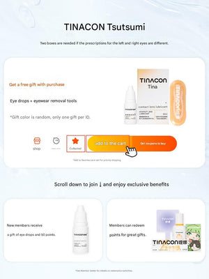 Steps to purchase Tinacon daily lenses online with exclusive benefits from Rafah store.