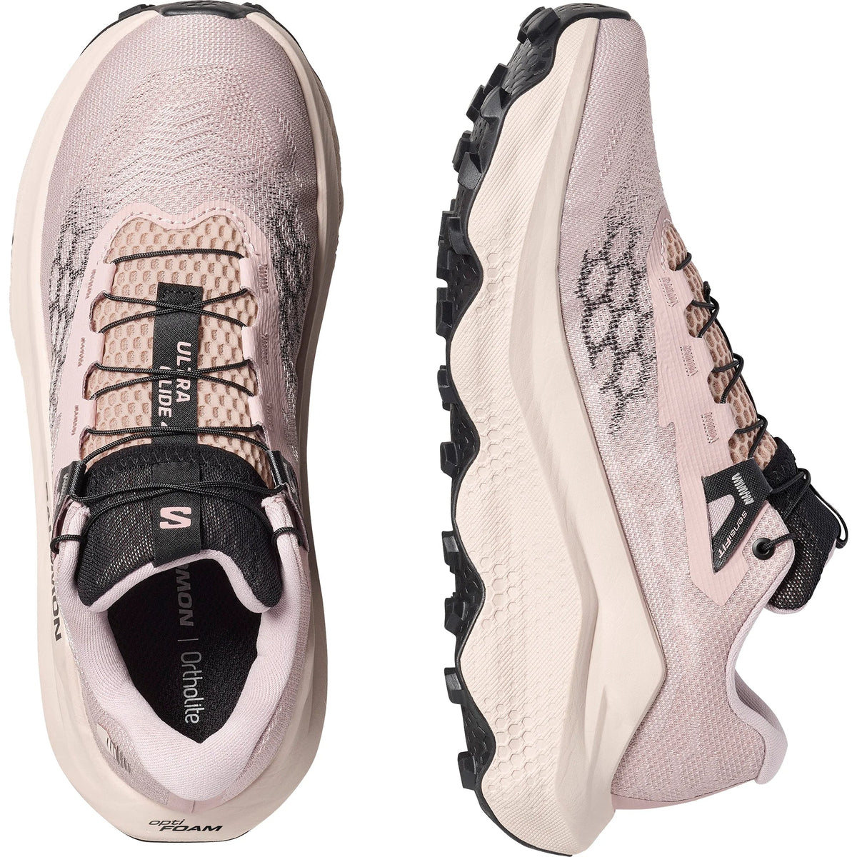 حذاء الجري Salomon Ultra Glide 4 باللون الوردي - رفعة