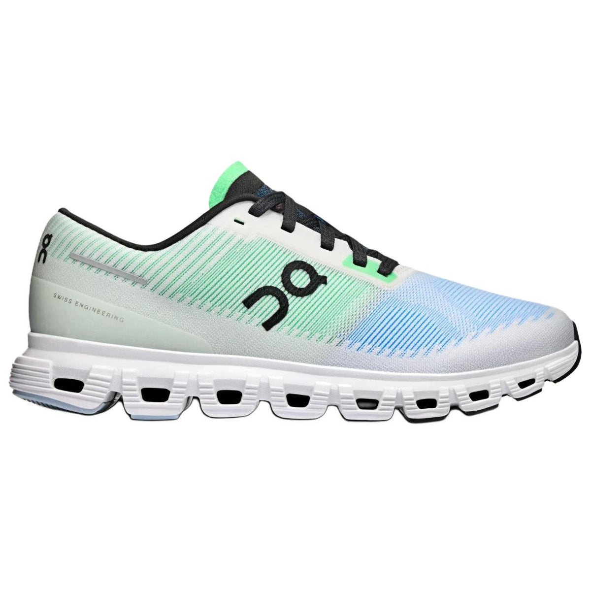حذاء أون كلاود بوش أبيض وأخضر | On Cloudpush White Green - رفعة