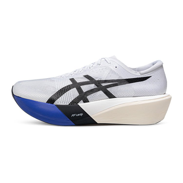حذاء جري ASICS Metaspeed Edge أبيض وأزرق - رفعة