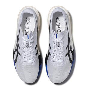 حذاء جري ASICS Metaspeed Edge أبيض وأزرق - رفعة