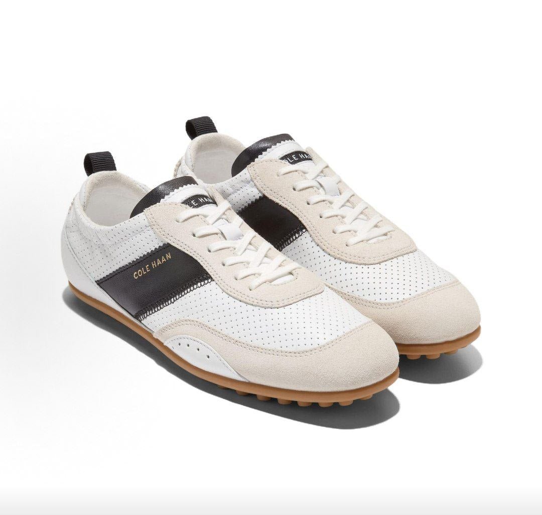حذاء كول هان أبيض وأسود | Cole Haan White & Black - رفعة