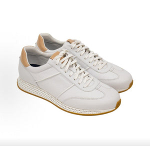 حذاء كول هان أبيض وبيج | Cole Haan White & Tan - رفعة