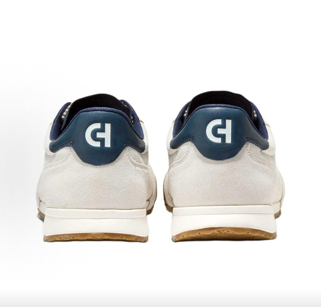 حذاء كول هان أبيض وكحلي | Cole Haan White & Navy - رفعة