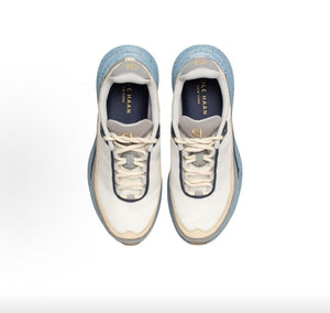 حذاء كول هان أبيض وسماوي | Cole Haan White Blue - رفعة