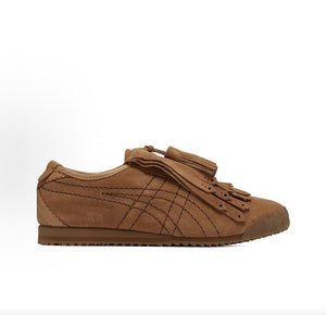 حذاء Onitsuka Tiger رياضي مريح من الشمواه البني بشرّابات - رفعة