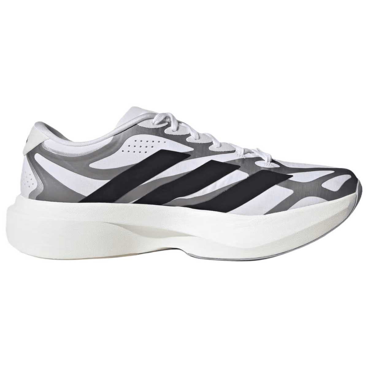 حذاء رياضي adidas Adizero Evo SL أبيض وأسود - رفعة