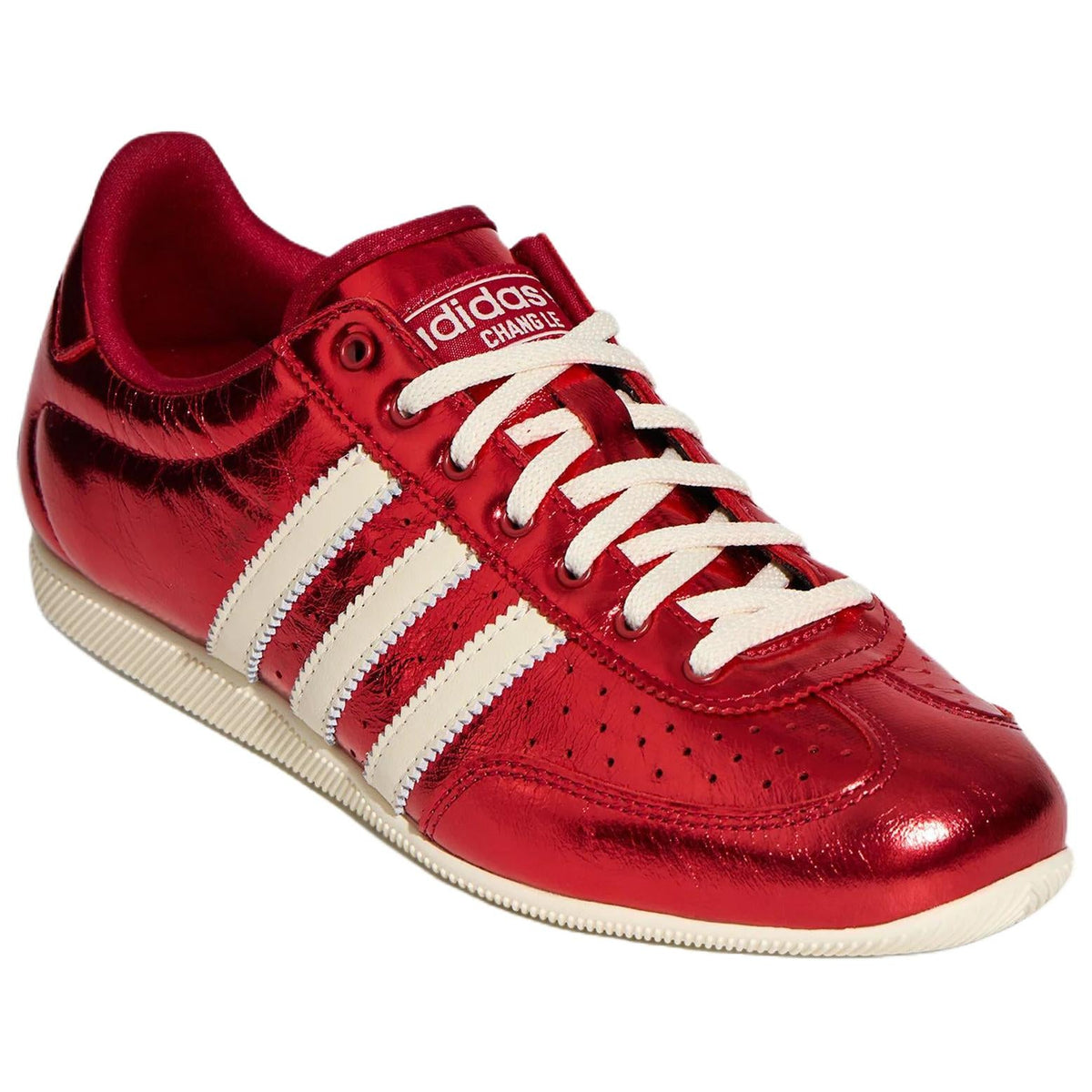 حذاء رياضي أصلي Adidas Changle باللون الأحمر الميتاليك - رفعة