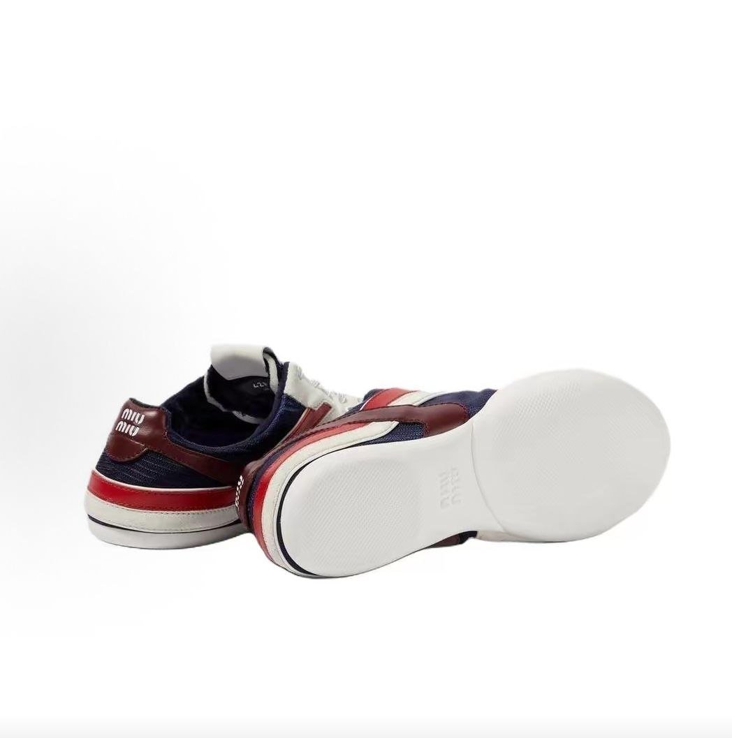 حذاء رياضي Miu Miu نسائي متعدد الألوان - رفعة