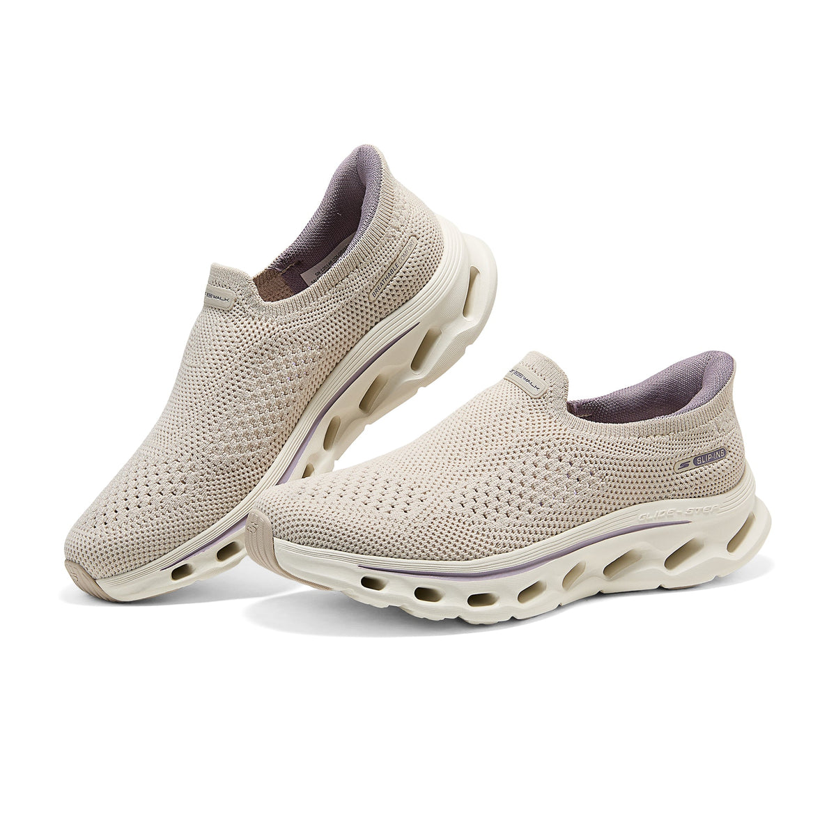 حذاء سكيتشرز جو ووك بيج | Skechers GO WALK Beige - رفعة