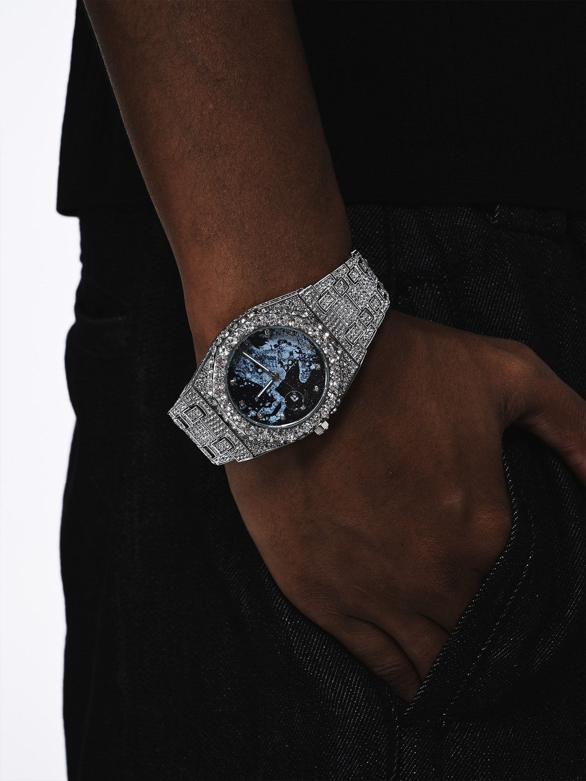 ICEGANG Year of the Horse limited starry sky full diamond oak watch natal year zodiac gift quartz watch for men and women - رفعة