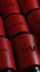 Luxury red thermal mug keeping beverages hot during travel