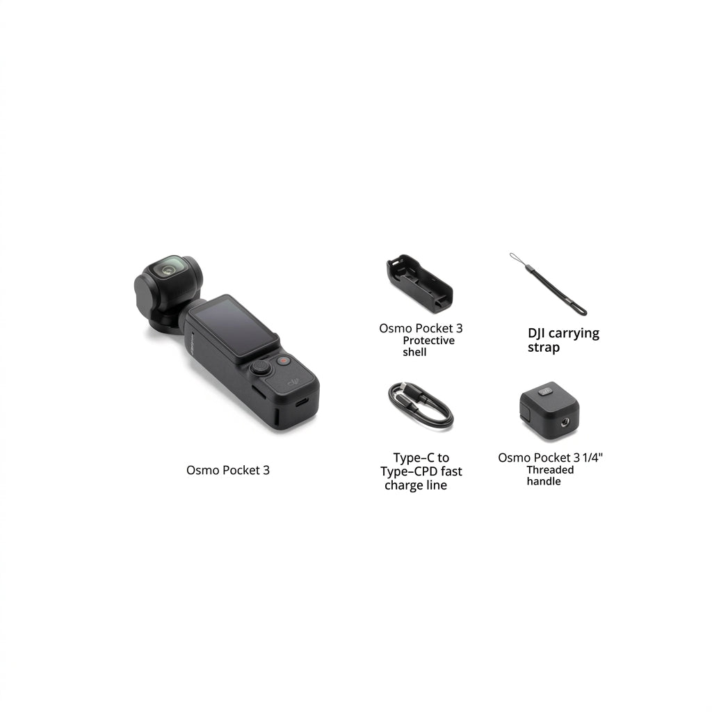كاميرا DJI Osmo Pocket 3 مع الملحقات