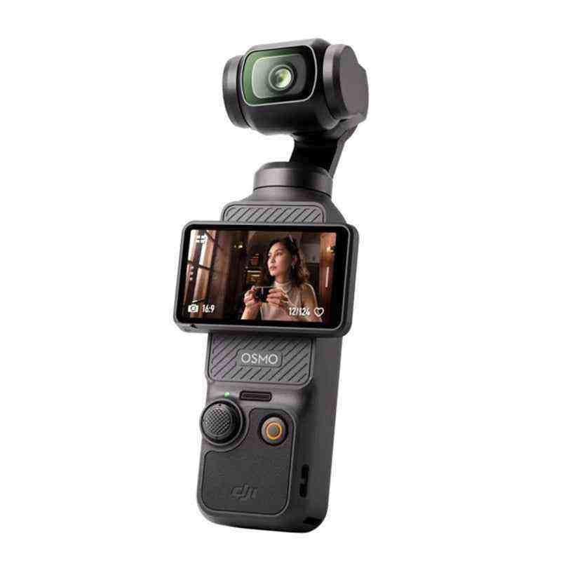 كاميرا DJI Osmo Pocket 3 باللون الأسود بشاشة لمس