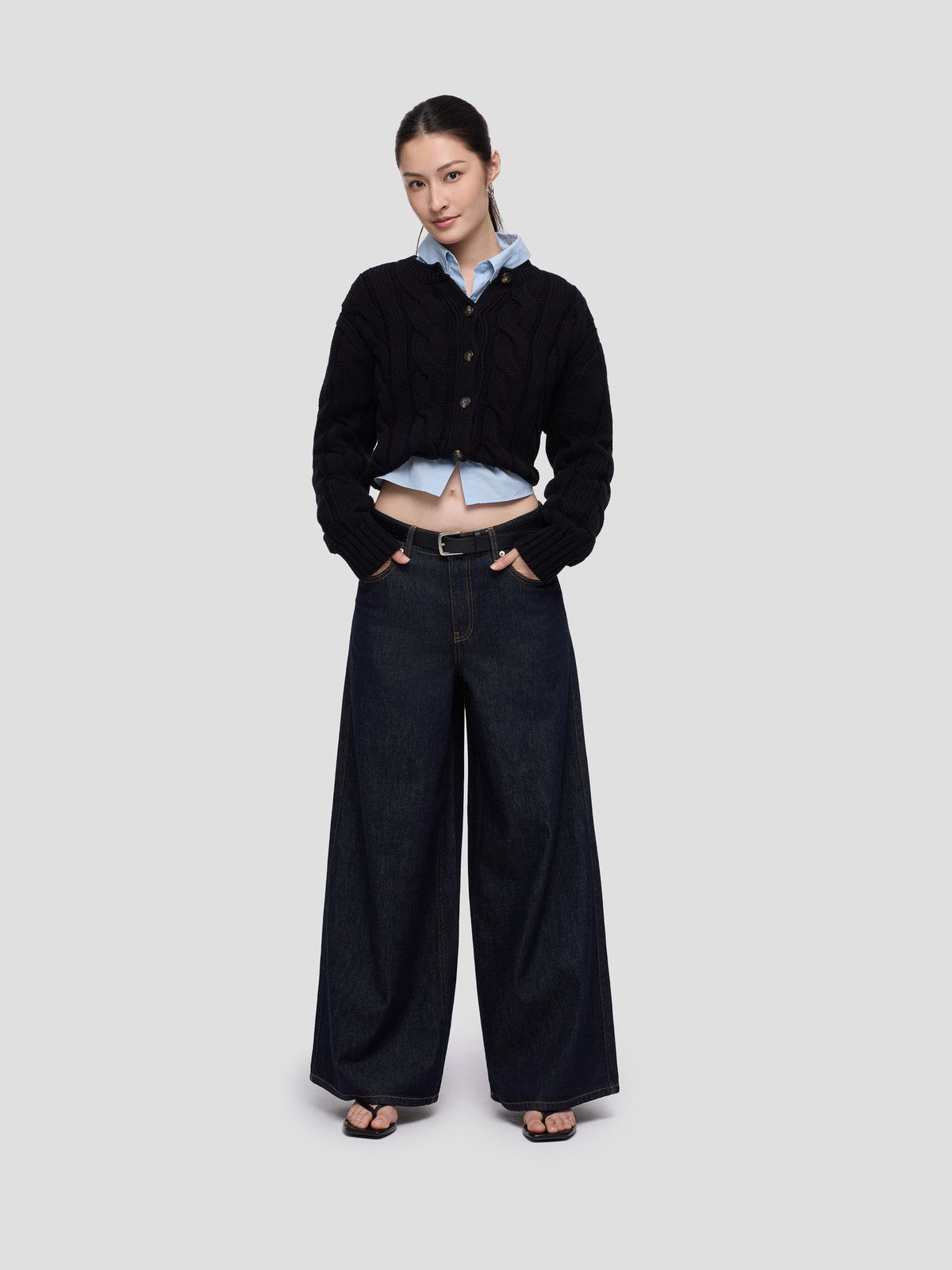 كارديغان نسائي محبوك سميك Gap 2SW623060 - رفعة