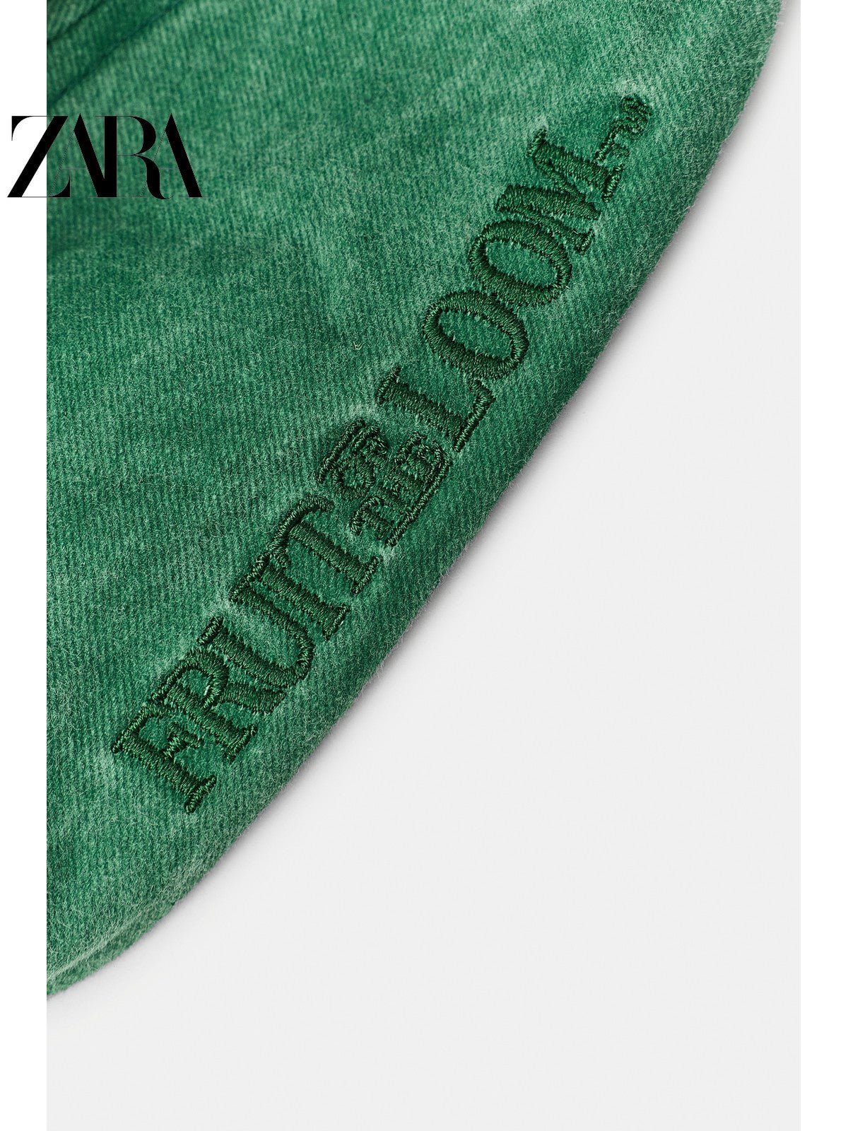 قبعة تويل نسائية Zara Fruit of the Loom 0653290 500 أخضر - رفعة