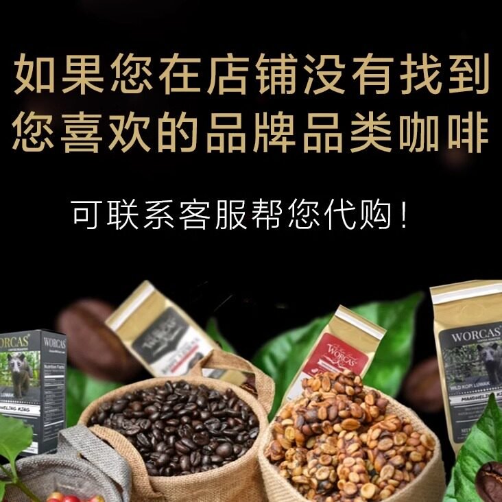 قهوة Kopi Luwak الإندونيسية من Worcas أصلي 100% - رفعة