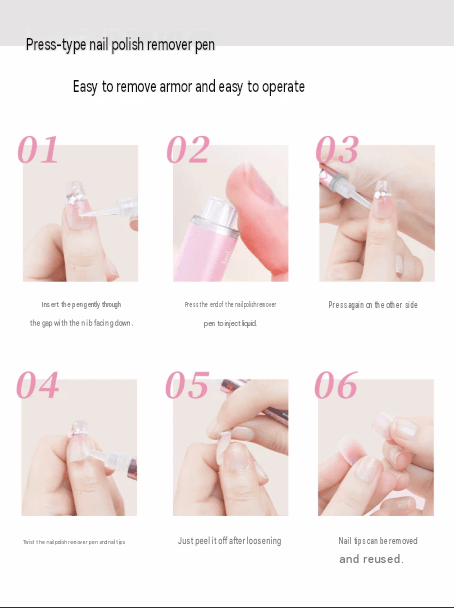 Oooolala wears nail remover pen nail remover tablet nail removal water solid glue nail polish polish decombiner special good nail remover