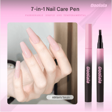 قلم طلاء أظافر Ooolala 7-in-1 للعناية بالأظافر - رفعة