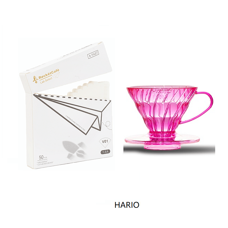 قمع ترشيح قهوة V60 من HARIO مادة Tritan لون أخضر - رفعة
