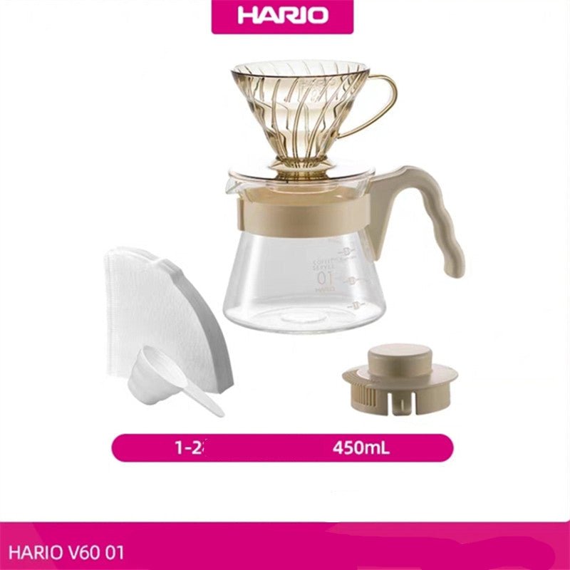 قمع ترشيح قهوة V60 من HARIO مادة Tritan لون أخضر - رفعة
