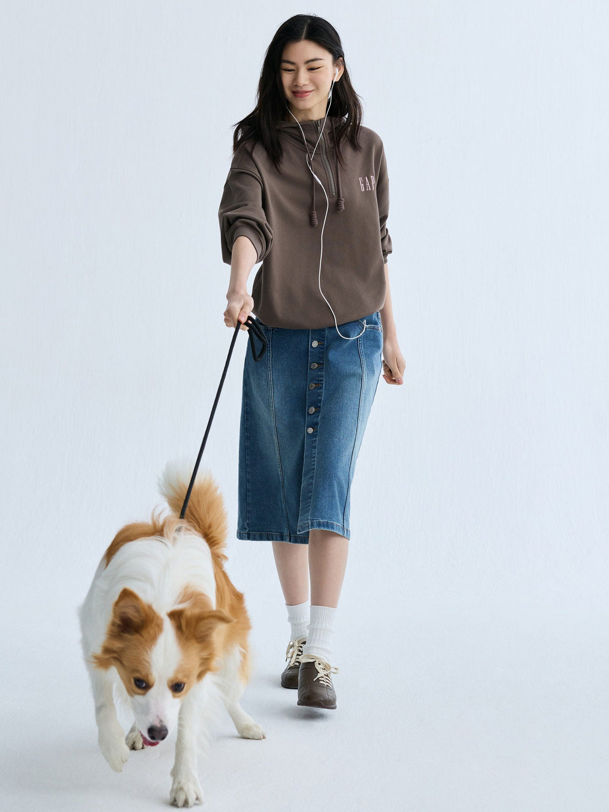 كنزة بنصف سحاب Gap 1990 Capsule Collection للرجال والنساء - رفعة