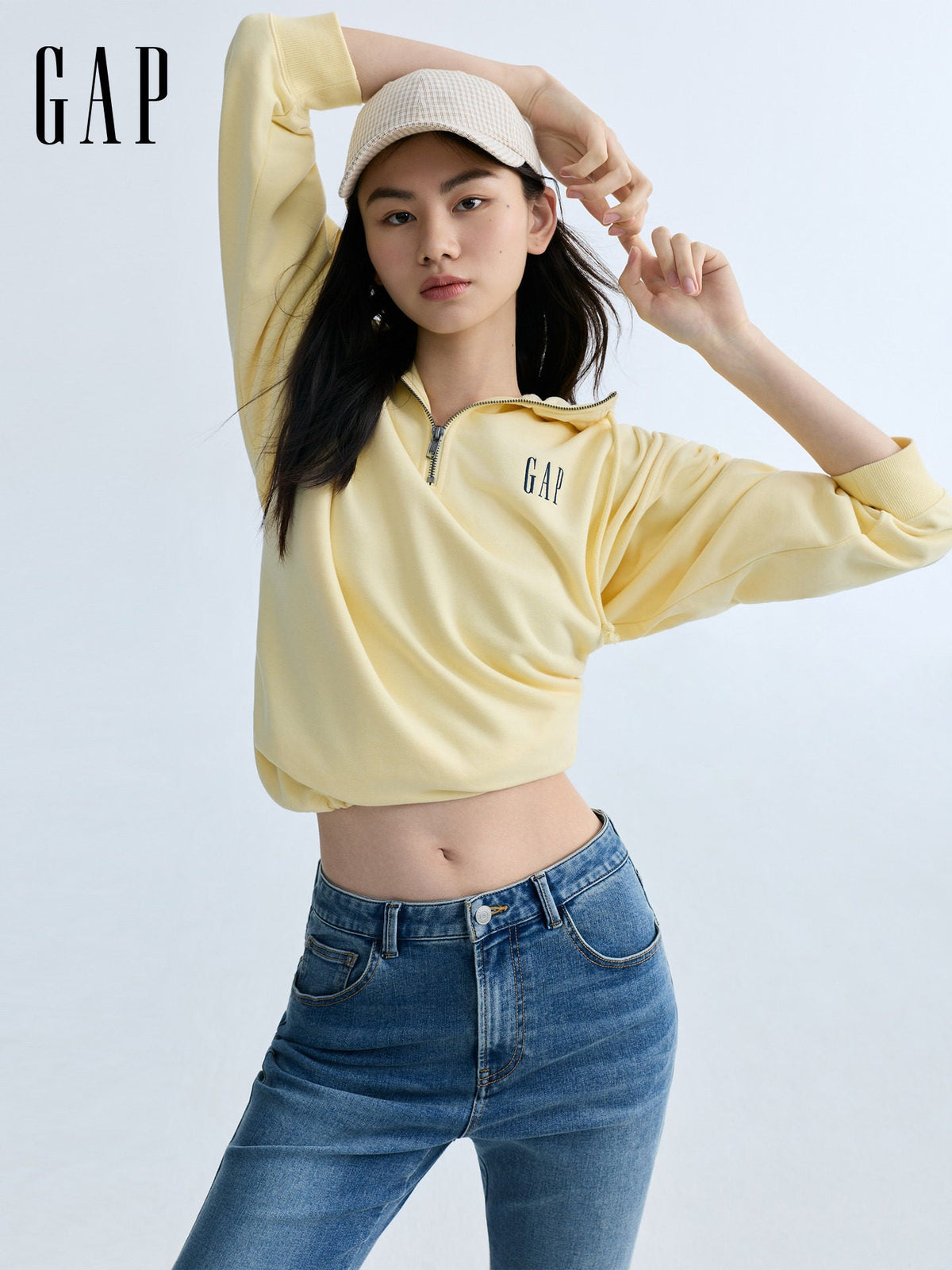 كنزة بنصف سحاب Gap 1990 Capsule Collection للرجال والنساء - رفعة