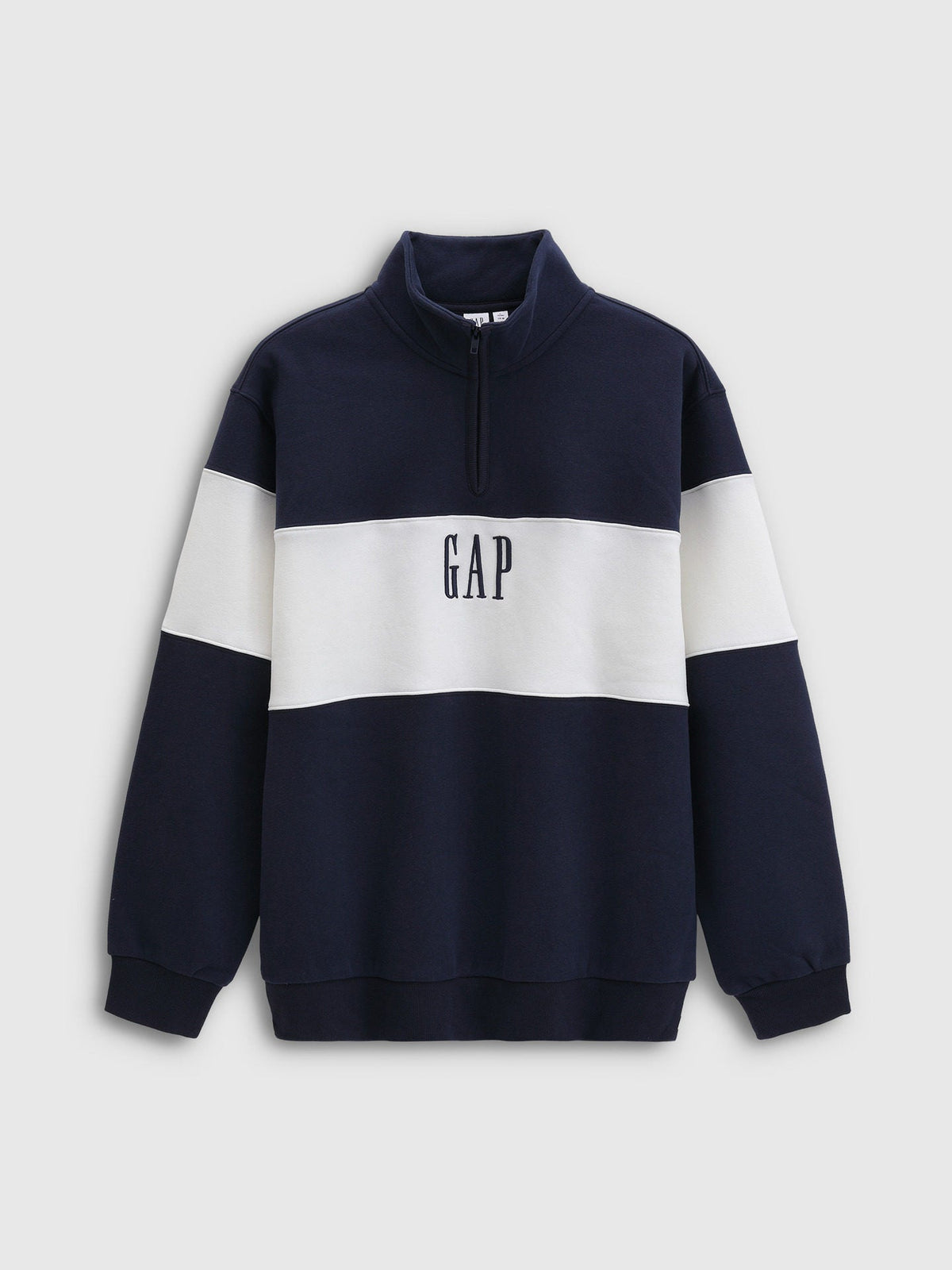 كنزة شتوية ثقيلة بنصف سحاب Gap 788678 للرجال والنساء - رفعة