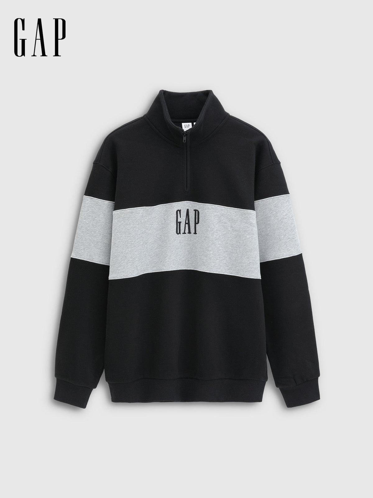 كنزة شتوية ثقيلة بنصف سحاب Gap 788678 للرجال والنساء - رفعة