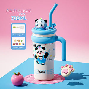 كوب عازل حراري Ceramic Liner سعة 720ML بتصاميم كرتونية لطيفة - رفعة