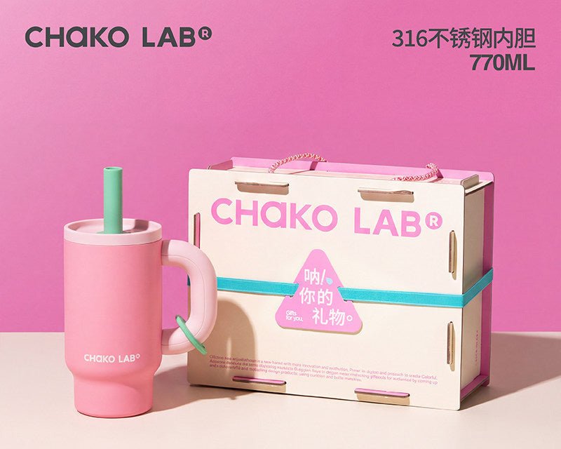 كوب حراري بشفاط CHaKOLAB Hexu Little Overlord سعة 770 مل - رفعة