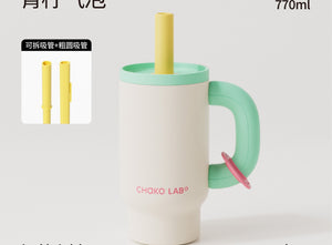 كوب حراري بشفاط CHaKOLAB Hexu Little Overlord سعة 770 مل - رفعة